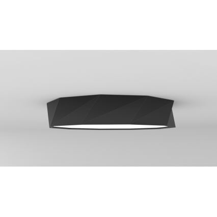 Immax NEO 07130-B60 - LED SMART Hämardatav laevalgusti DIAMANTE must LED/43W/230V + kaugjuhtimispult 60cm Tuya ZigBee