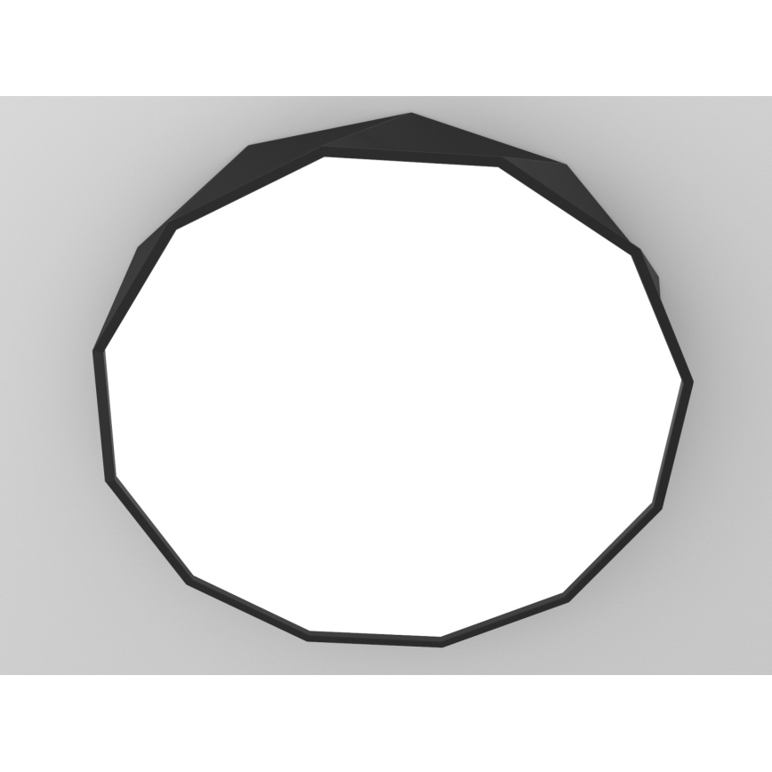 Immax NEO 07130-B80 - LED SMART Hämardatav laevalgusti must DIAMANTE LED/60W/230V + kaugjuhtimispult 80cm Tuya ZigBee