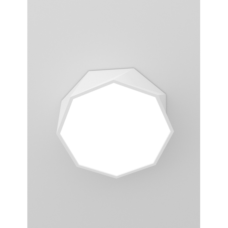 Immax NEO 07131-W40 - LED SMART Hämardatav laevalgusti DIAMANTE valge LED/31W/230V + kaugjuhtimispult 40cm Tuya ZigBee