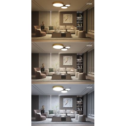 Immax NEO 07131-W40 - LED SMART Hämardatav laevalgusti DIAMANTE valge LED/31W/230V + kaugjuhtimispult 40cm Tuya ZigBee