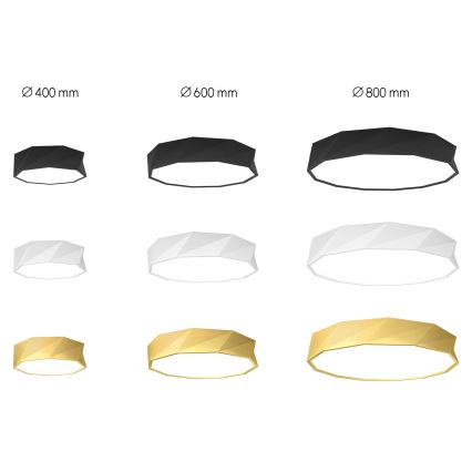 Immax NEO 07131-W40 - LED SMART Hämardatav laevalgusti DIAMANTE valge LED/31W/230V + kaugjuhtimispult 40cm Tuya ZigBee