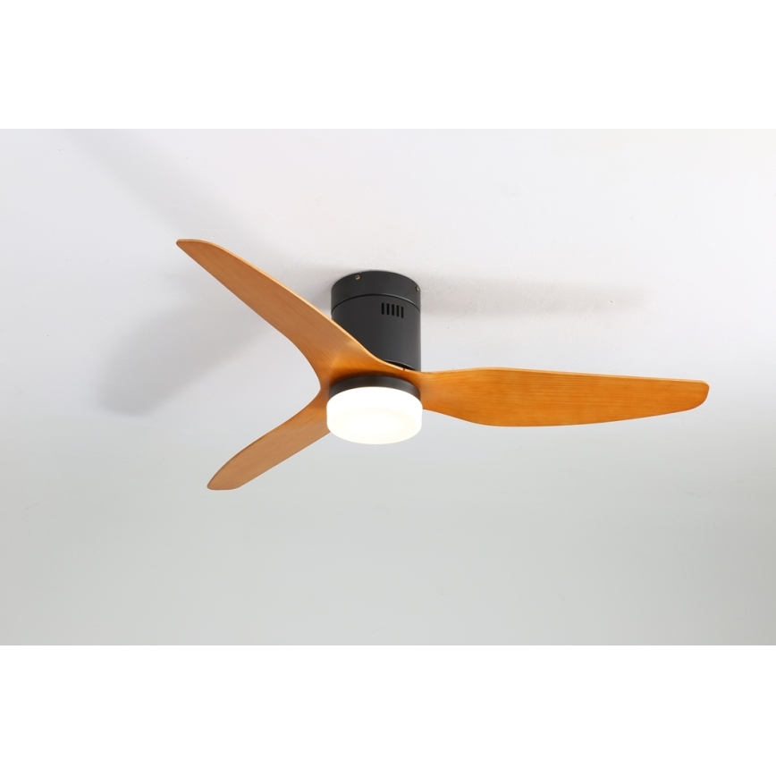 Immax NEO 07142-B - LED Laeventilaator NEO LITE FRESCO LED/18W/230V Tuya Wi-Fi must/puit + Pult