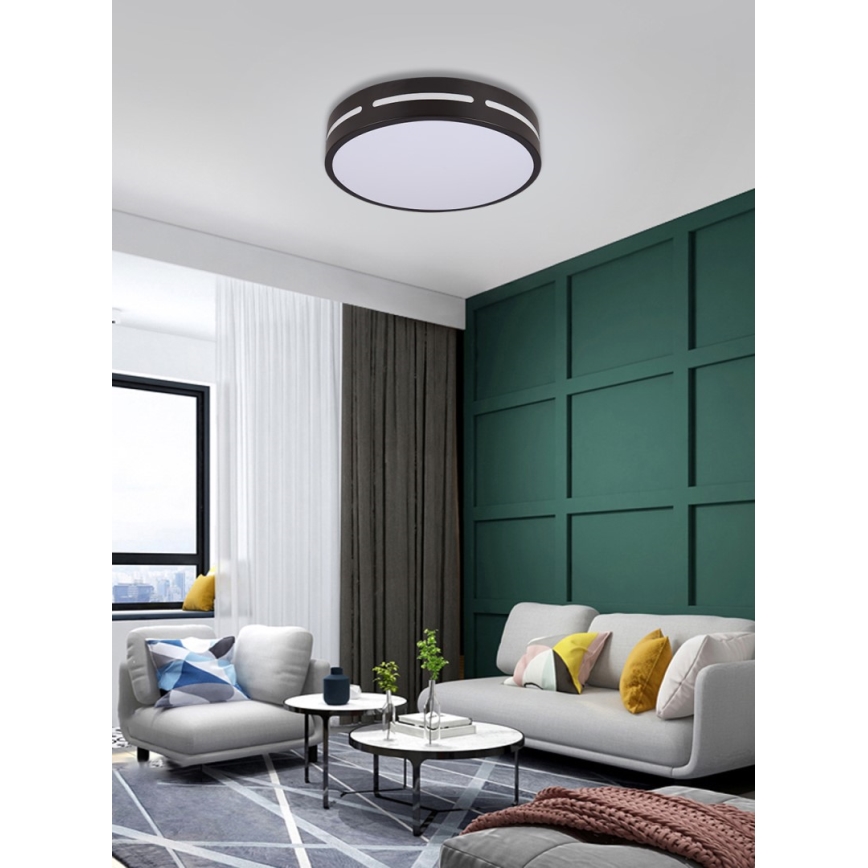 Immax NEO 07152-B30 - LED Hämardatav laevalgusti NEO LITE PERFECTO LED/24W/230V Wi-Fi Tuya must + pult
