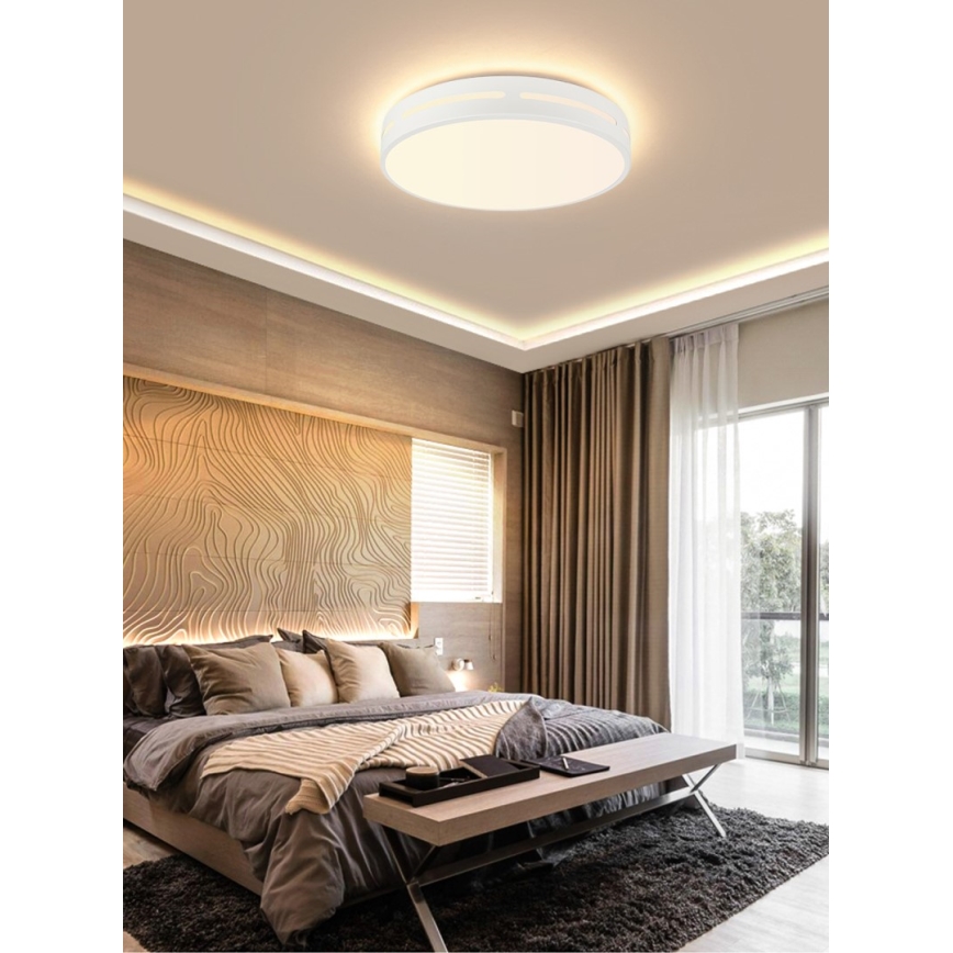 Immax NEO 07153-W40 - LED Hämardatav laevalgustiNEO LITE PERFECTO LED/24W/230V Wi-Fi Tuya valge + pult