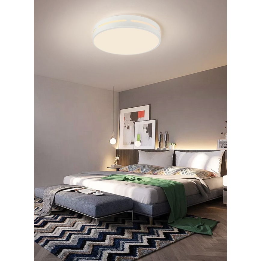 Immax NEO 07153-W50 - LED Hämardatav laevalgusti NEO LITE PERFECTO LED/48W/230V Wi-Fi Tuya valge + pult