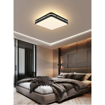 Immax NEO 07154-B42 - LED Hämardatav laevalgusti NEO LITE PERFECTO LED/48W/230V Wi-Fi Tuya must + pult