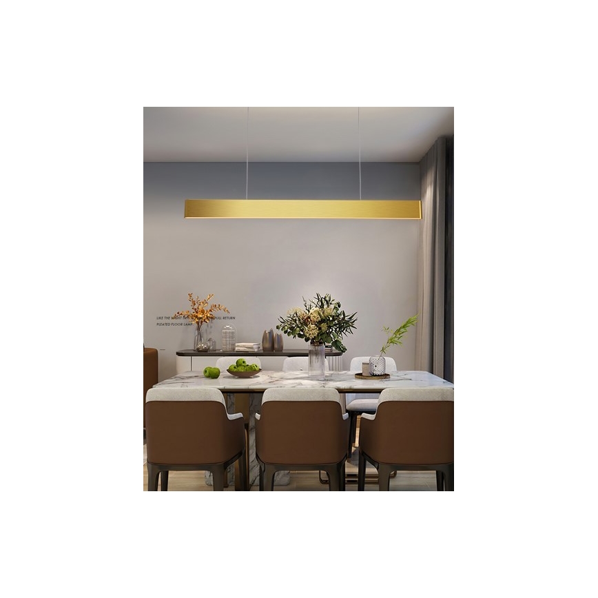Immax NEO 07157-G120X - LED RGB+CCTW Hämardatav lühter MILANO LED/40W/230V Tuya kuldne