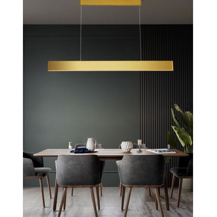 Immax NEO 07157-G120X - LED RGB+CCTW Hämardatav lühter MILANO LED/40W/230V Tuya kuldne