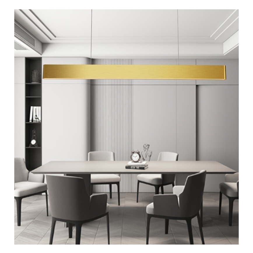Immax NEO 07157-G120X - LED RGB+CCTW Hämardatav lühter MILANO LED/40W/230V Tuya kuldne