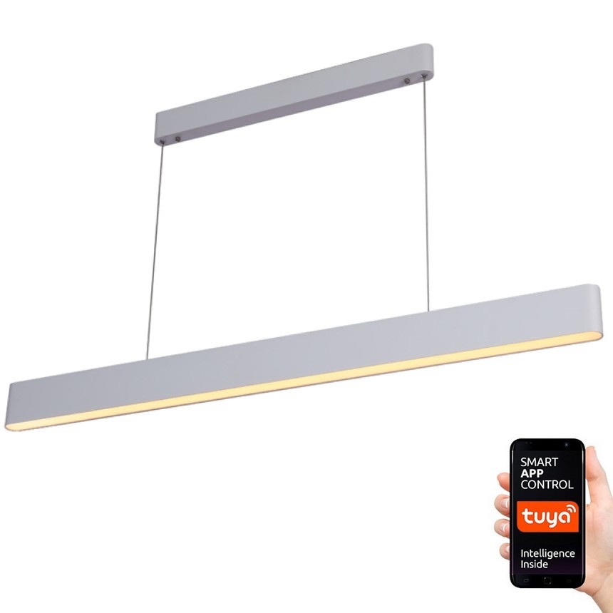 Immax NEO 07157-W120X - LED RGB+CCT Hämardatav lühter MILANO LED/40W/230V Tuya valge