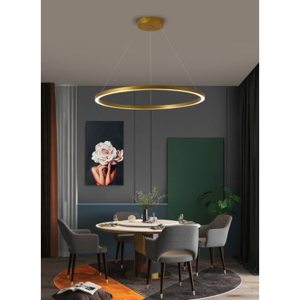 Immax NEO 07159-G80 - LED Hämardatav lühter FINO LED/60W/230V Tuya kuldne + kaugjuhtimispult