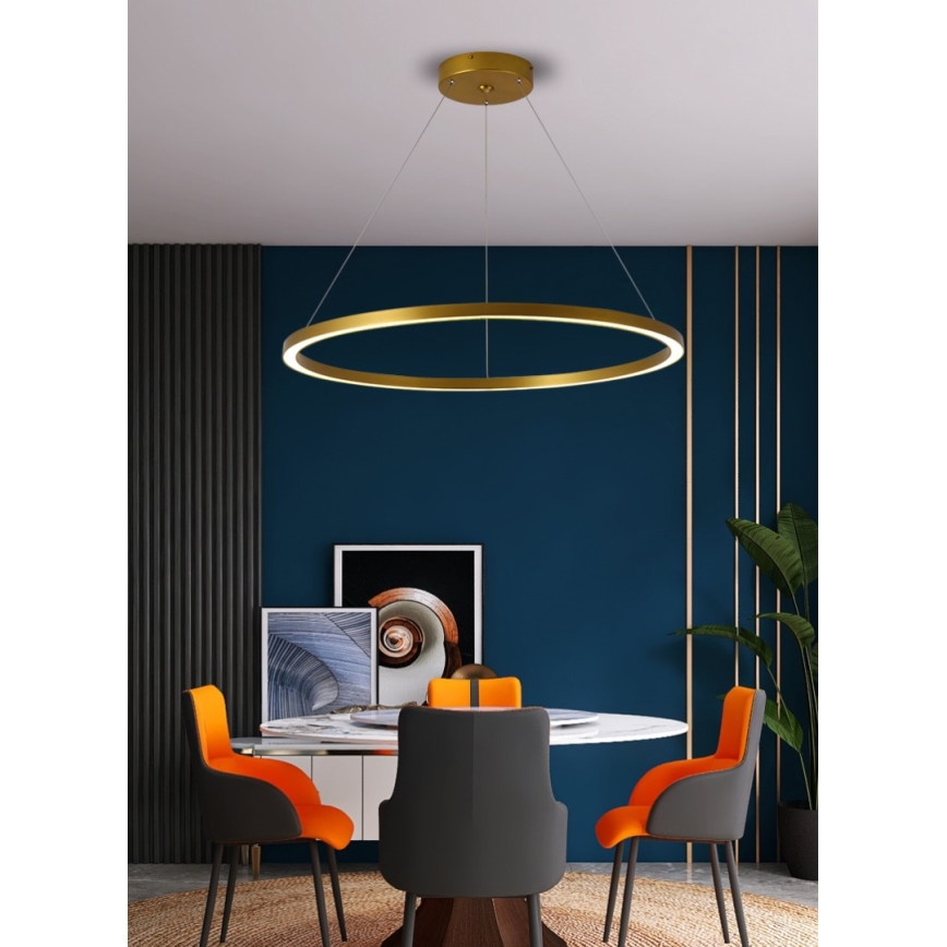 Immax NEO 07159-G80 - LED Hämardatav lühter FINO LED/60W/230V Tuya kuldne + kaugjuhtimispult