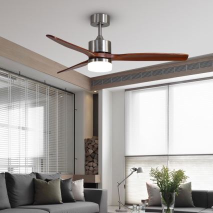 Immax NEO 07165-S - LED Laeventilaator ELEGANTE LED/18W/230V tamm Wi-Fi Tuya + kaugjuhtimispult