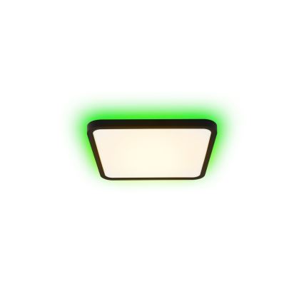 Immax NEO 07167-B40 - LED RGB+CCT Hämardatav laevalgusti NEO LITE TUDO LED/50W/230V Wi-Fi Tuya must + kaugjuhtimispult