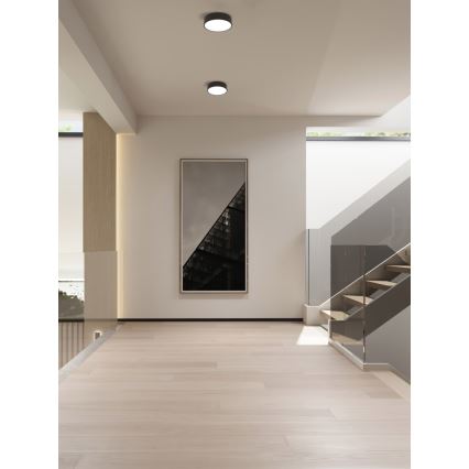 Immax NEO 07200L - LED Hämardatav laevalgusti RONDATE LED/18W/230V 3000-6000K d. 25 cm must Tuya + kaugjuhtimispult