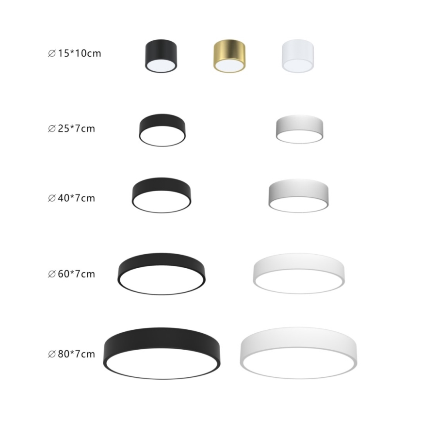 Immax NEO 07201L - LED Hämardatav laevalgusti RONDATE LED/28W/230V must Tuya + kaugjuhtimispult