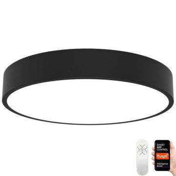 Immax NEO 07202L - LED Hämardatav laevalgusti RONDATE LED/53W/230V must Tuya + kaugjuhtimispult