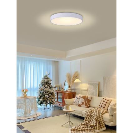 Immax NEO 07206L - LED Hämardatav laevalgusti RONDATE LED/53W/230V valge Tuya + kaugjuhtimispult