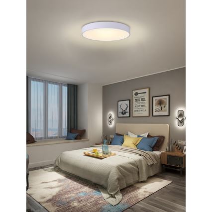 Immax NEO 07206L - LED Hämardatav laevalgusti RONDATE LED/53W/230V valge Tuya + kaugjuhtimispult