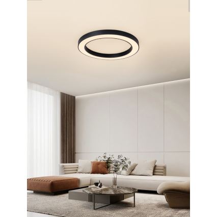 Immax NEO 07210L - LED Hämardatav laevalgusti PASTEL LED/68W/230V 95 cm must Tuya + kaugjuhtimispult