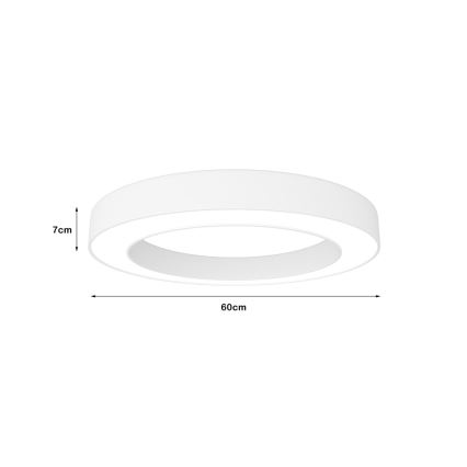 Immax NEO 07212L - LED Hämardatav valgusti PASTEL LED/53W/230V valge Tuya + kaugjuhtimispult