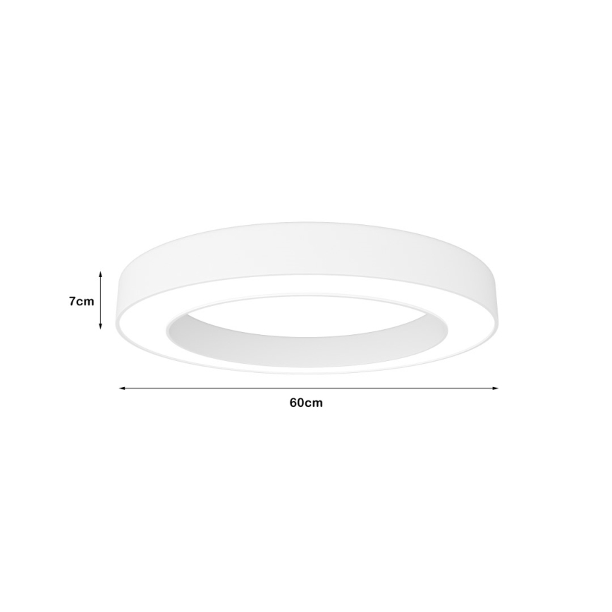 Immax NEO 07212L - LED Hämardatav valgusti PASTEL LED/53W/230V valge Tuya + kaugjuhtimispult