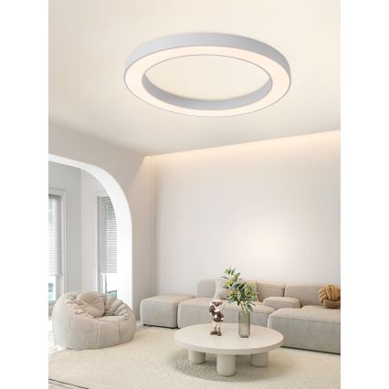 Immax NEO 07213L - LED Hämardatav laevalgusti PASTEL LED/68W/230V 95 cm valge Tuya + kaugjuhtimispult