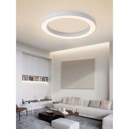 Immax NEO 07213L - LED Hämardatav laevalgusti PASTEL LED/68W/230V 95 cm valge Tuya + kaugjuhtimispult