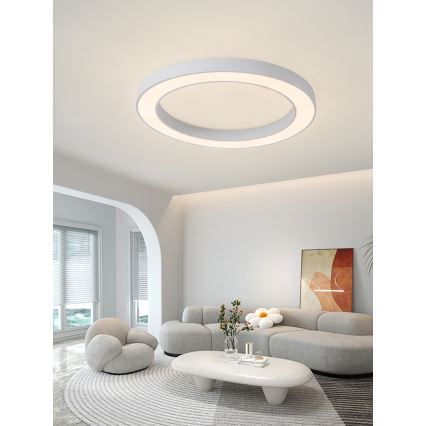 Immax NEO 07213L - LED Hämardatav laevalgusti PASTEL LED/68W/230V 95 cm valge Tuya + kaugjuhtimispult