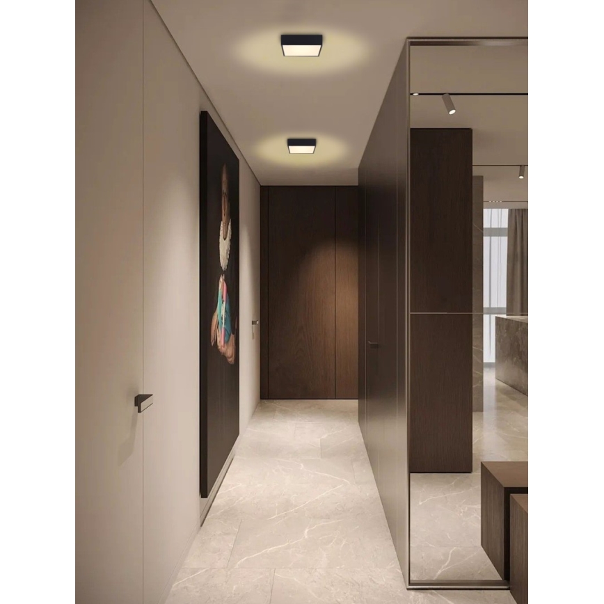 Immax NEO 07237L - LED Hämardatav laevalgusti CANTO LED/22W/230V must Tuya + kaugjuhtimispult