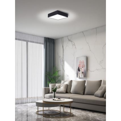 Immax NEO 07237L - LED Hämardatav laevalgusti CANTO LED/22W/230V must Tuya + kaugjuhtimispult