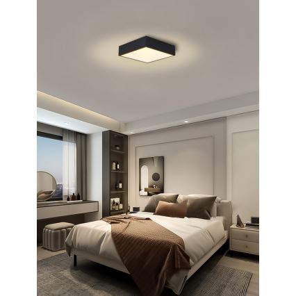 Immax NEO 07237L - LED Hämardatav laevalgusti CANTO LED/22W/230V must Tuya + kaugjuhtimispult