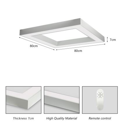 Immax NEO 07240L - LED Hämardatav laevalgusti CANTO LED/60W/230V 2700-6500K Tuya valge