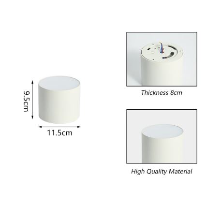 Immax NEO 07241L - LED Hämardatav laevalgusti RONDATE LED/18W/230V 11,5cm Wi-Fi Tuya