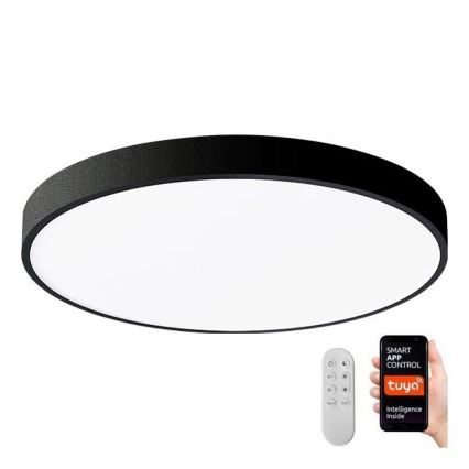 Immax NEO 07248L - LED Hämardatav laevalgusti NEO LITE SEMPLICI LED/36W/230V 3000-6000K Wi-Fi Tuya must + kaugjuhtimispult