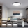 Immax NEO 07249L - LED Hämardatav laevalgusti NEO LITE SEMPLICI LED/48W/230V 3000-6000K Wi-Fi Tuya must + kaugjuhtimispult