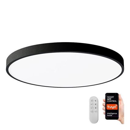 Immax NEO 07250L - LED Hämardatav laevalgusti NEO LITE SEMPLICI LED/60W/230V 3000-6000K Wi-Fi Tuya must + kaugjuhtimispult