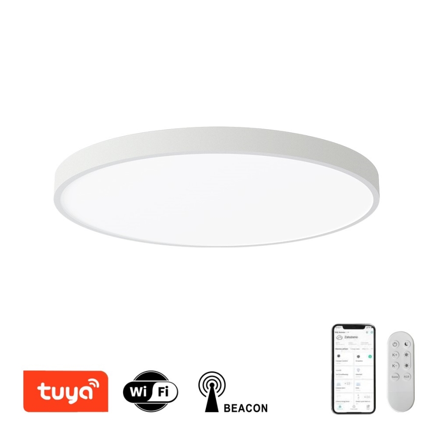 Immax NEO 07253L - LED Hämardatav laevalgusti NEO LITE SEMPLICI LED/60W/230V 3000-6000K Wi-Fi Tuya valge + kaugjuhtimispult