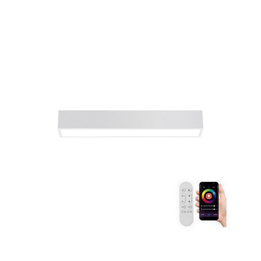 Immax NEO 07257L - LED Hämardatav laevalgusti NEO LITE LUNGO LED/20W/230V 3000-6000K Wi-Fi Tuya valge + kaugjuhtimispult