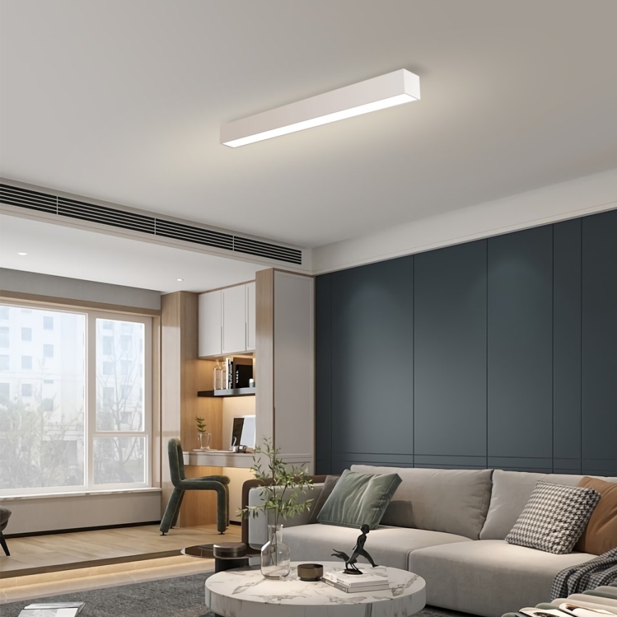 Immax NEO 07258L - LED Hämardatav laevalgusti NEO LITE LUNGO LED/29W/230V 3000-6000K Wi-Fi Tuya valge + kaugjuhtimispult