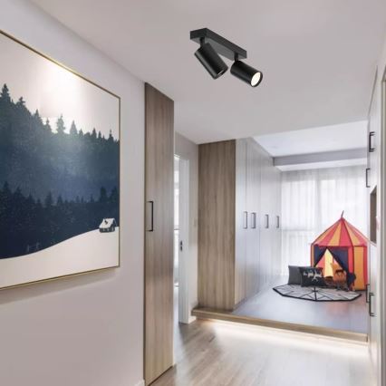 Immax NEO 07262W - LED RGB+CCT Hämardatav kohtvalgusti NEO LITE PUNTO 2xGU10/6W/230V Wi-Fi Tuya