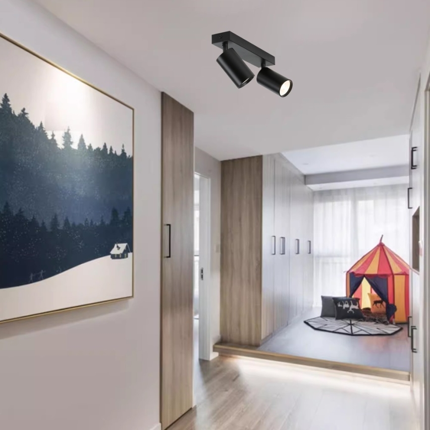 Immax NEO 07263Z - LED RGB+CCT Hämardatav kohtvalgusti NEO PUNTO 2xGU10/4,8W/230V Tuya