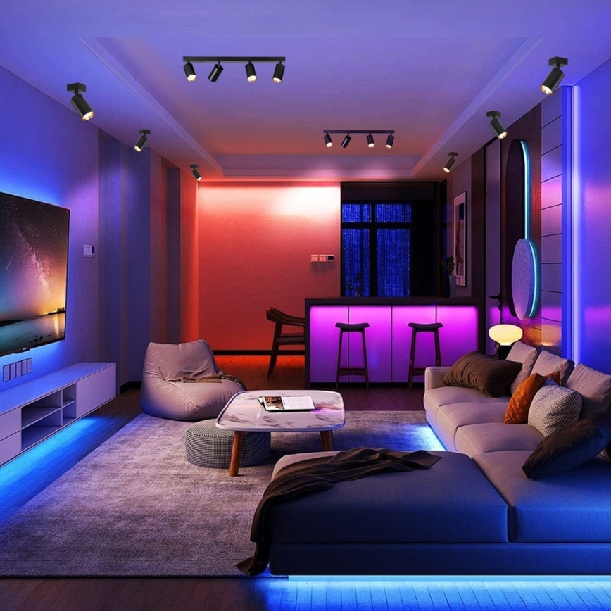 Immax NEO 07264W - LED RGB+CCT Hämardatav kohtvalgusti NEO LITE PUNTO 4xGU10/6W/230V Wi-Fi Tuya