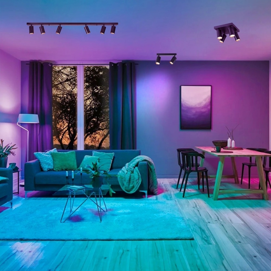 Immax NEO 07266W - LED RGB+CCT Hämardatav kohtvalgusti NEO LITE PUNTO 4xGU10/6W/230V Wi-Fi Tuya