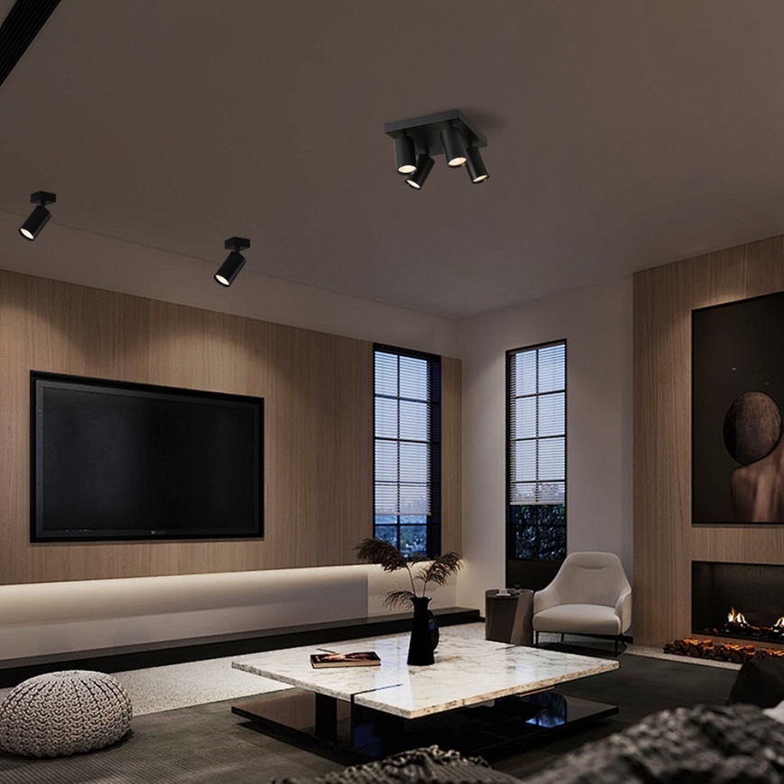 Immax NEO 07266W - LED RGB+CCT Hämardatav kohtvalgusti NEO LITE PUNTO 4xGU10/6W/230V Wi-Fi Tuya