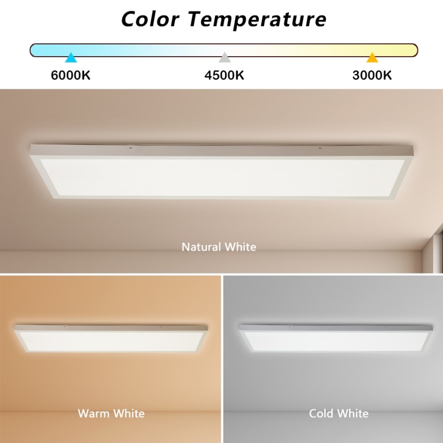 Immax NEO 07276L - LED Hämardatav laevalgusti vannituppa NEO LITE FRAME LED/50W/230V IP44 Wi-Fi Tuya + kaugjuhtimispult valge