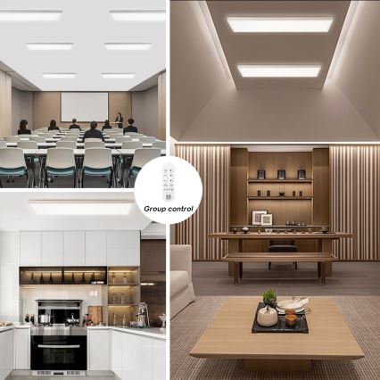 Immax NEO 07276L - LED Hämardatav laevalgusti vannituppa NEO LITE FRAME LED/50W/230V IP44 Wi-Fi Tuya + kaugjuhtimispult valge