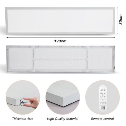 Immax NEO 07276L - LED Hämardatav laevalgusti vannituppa NEO LITE FRAME LED/50W/230V IP44 Wi-Fi Tuya + kaugjuhtimispult valge