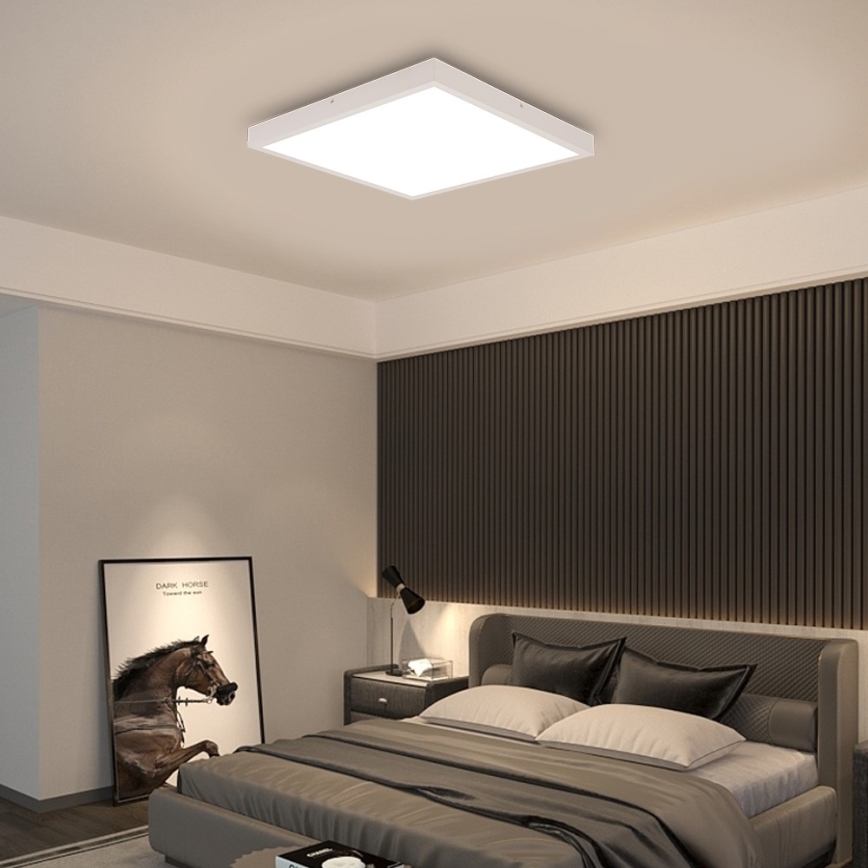 Immax NEO 07277L - LED Hämardatav laevalgusti vannituppa NEO LITE FRAME LED/50W/230V IP44 Wi-Fi Tuya +remote kontroll valge