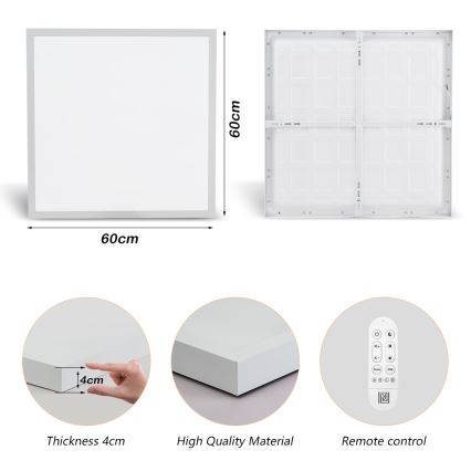 Immax NEO 07277L - LED Hämardatav laevalgusti vannituppa NEO LITE FRAME LED/50W/230V IP44 Wi-Fi Tuya +remote kontroll valge